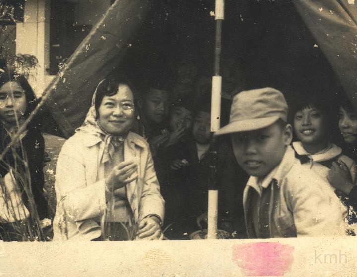 67 Trai tat nien de That Kieu Mau.JPG - Trại Tất Niên 01-1967: Cô Hoàng Thị Chí (Pháp Văn)
